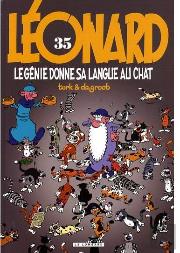 Léonard T.35 ; Léonard Donne Sa Langue Au Chat