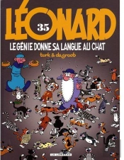 Léonard T.35 ; Léonard Donne Sa Langue Au Chat