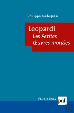 Bertrand.pt - Leopardi ; Les Petites Oeuvres Morales