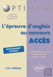 L'Épreuve D'Anglais Au Concours Acces