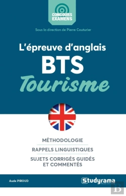 Bertrand.pt - L'Épreuve D'Anglais ; Bts Tourisme