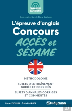Bertrand.pt - L'Épreuve D'Anglais ; Concours ; Acces Et Sesame