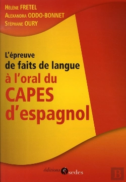 Bertrand.pt - L'Épreuve De Faits De Langue À L'Oral Du Capes D'Espagnol