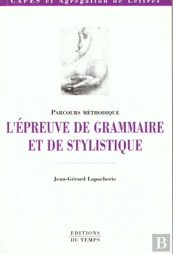 Bertrand.pt - L'Epreuve De Grammaire Et Stylistique