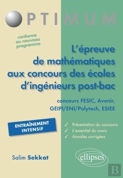 Bertrand.pt - L'Épreuve De Mathématiques Au Concours Des Écoles D'Ingénieur Post-Bac