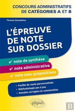 Bertrand.pt - L'Épreuve De Note Sur Dossier : Note De Synthèse, Note Administrative Et Note Opérationnelle. Concours Administratifs De Catégories A Et B