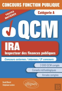 Bertrand.pt - L'Épreuve De Qcm Au Concours Des Ira Et Inspecteur Des Finances Publiques
