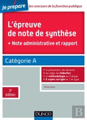 L'Épreuve De Synthèse ; Catégorie A (3e Édition)