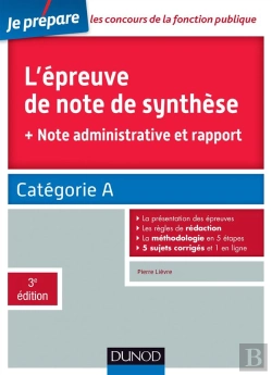 Bertrand.pt - L'Épreuve De Synthèse ; Catégorie A (3e Édition)