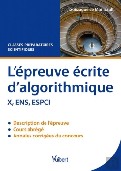 Bertrand.pt - L'Épreuve Écrite D'Algorithmique X, Ens, Espci ; Classes Préparatoires Scientifiques