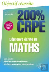 L'Épreuve Écrite De Maths : Nouveau Concours 2022