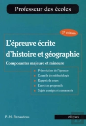 L'Épreuve Écrite D'Histoire Et Géographie ; Composantes Majeure Et Mineure