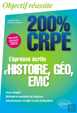Bertrand.pt - L'Épreuve Écrite D'Histoire, Géographie, Emc - Crpe Nouveau Concours 2022