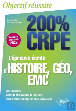 Bertrand.pt - L'Épreuve Écrite D'Histoire, Géographie, Emc : Nouveau Concours 2022