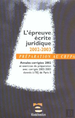 Bertrand.pt - L'Epreuve Ecrite Juridique