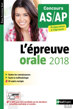Bertrand.pt - L'Epreuve Orale 2018 Aide-Soignant Auxiliaire De Puericulture - Etapes Formations Sante - 2017