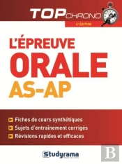 L'Épreuve Orale As-Ap (4e Édition)