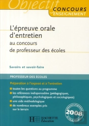 L'Epreuve Orale D'Entretien Au Concours De Professeur Des Ecoles