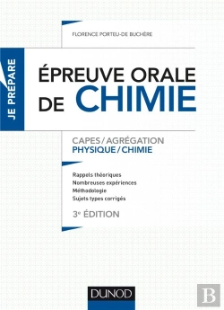 Bertrand.pt - L'Épreuve Orale Du Capes De Chimie (3e Édition)