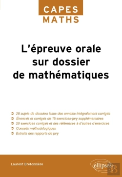 Bertrand.pt - L'Épreuve Orale Sur Dossier ; Capes De Mathématiques