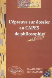 L'Épreuve Sur Dossier Au Capes De Philosophie