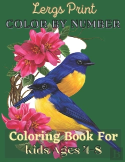 Bertrand.pt - Lergs Print Color By Nnmber Coloring Book For Kids Ages 4-8