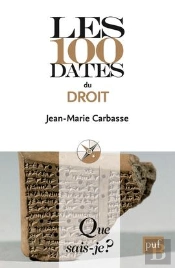 Les 100 Dates Du Droit Qsj 3922