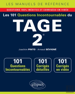 Bertrand.pt - Les 101 Questions Incontournables Du Tage 2® - Questions + Corrigés En Vidéo