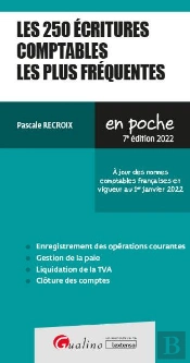 Les 250 Ecritures Comptables Les Plus Frequentes, 7eme Edition - A Jour Des Normes Comptables Franca