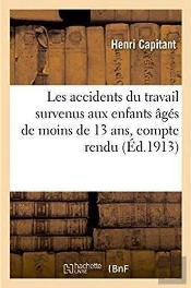 Les Accidents Du Travail Survenus Aux Enfants Ages De Moins De 13 Ans