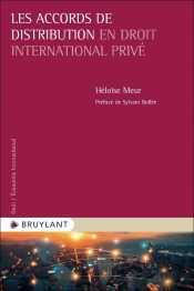 Les Accords De Distribution En Droit International Privé