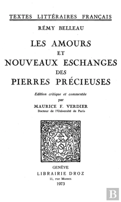 Bertrand.pt - Les Amours Et Nouveaux Eschanges Des Pierres Precieuses