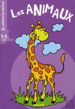 Bertrand.pt - Les Animaux 3-5 Ans Girafe Je Colorie La Nature