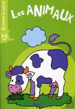 Bertrand.pt - Les Animaux 3-5 Ans Vache Je Colorie La Nature