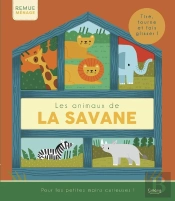 Les Animaux De La Savane - Tire, Tourne Et Fais Glisser !