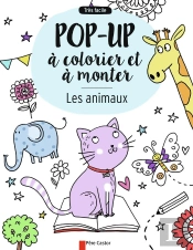 Les Animaux ; Pop-Up À Colorier Et À Monter