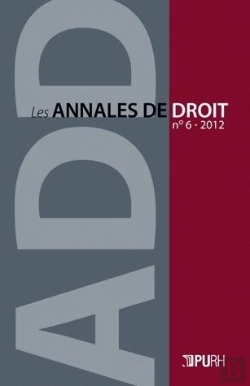 Bertrand.pt - Les Annales De Droit. N  6  2012