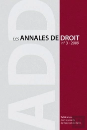 Les Annales De Droit T.3 (Édition 2009)