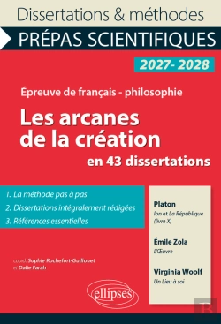 Bertrand.pt - Les Arcanes De La Création En 43 Dissertations - Prépas Scientifiques. Français-Philosophie.