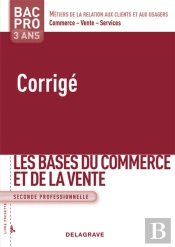 Les Bases Du Commerce Et De La Vente ; Bac Pro 3 Ans ; Livre Du Professeur (Édition 2009)