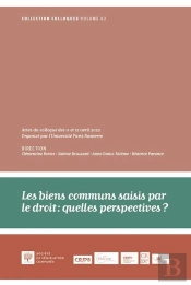 Les Biens Communs Saisis Par Le Droit : Quelles Perspectives ? Actes Du Colloque Des 11 Et 12 Avril 2022, Organisé Par L'Université Paris Nanterre