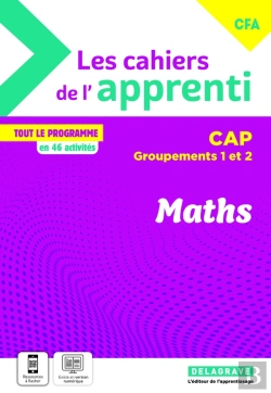 Bertrand.pt - Les Cahiers De L'Apprenti : Maths : Cap Groupements 1 Et 2 ; Cahier Élève (Édition 2024)