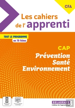 Bertrand.pt - Les Cahiers De L'Apprenti : Prévention Santé Environnement (Pse) : Cap ; Pochette Élève (Édition 2023)