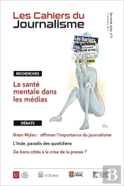 Les Cahiers Du Journalisme Volume 2, Numéro 3