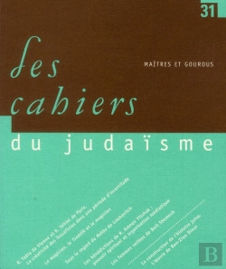 Bertrand.pt - Les Cahiers Du Judaisme Tome 31 : Maîtres Et Gourous
