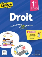 Les Cahiers Stmg : Cahiers Stmg Droit 1re Stmg (2025) - Pochette Élève