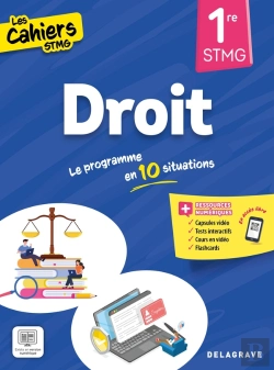 Bertrand.pt - Les Cahiers Stmg : Cahiers Stmg Droit 1re Stmg (2025) - Pochette Élève