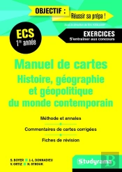 Les Cartes En Histoire-Géographie ; Ecs 1re Année ; Tout-En-Un