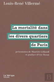 Les Causes De La Mortalité ; Dans Les Différents Quartier De Paris