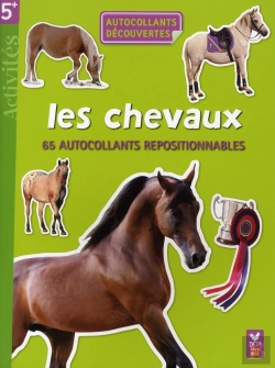 Bertrand.pt - Les Chevaux ; 65 Autocollants Repositionnables